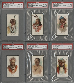 1888 N2 Allen & Ginter "American Indian Chiefs" PSA-Graded Complete Set (50)